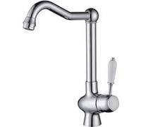 Edouard Rousseau 4060534 Mitigeur Évier Matsouko-Douchette Extractible, Aérateur Réducteur de Débit, Écrou de Serrage Rapide à la Main-320 (Hauteur) x 220 (Saillie) mm, INOX