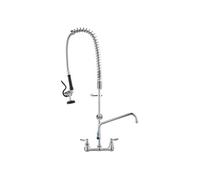 Robinet Evier Mural Commercial en Laiton Pulvérisateur Pré-rinçage Douchett 91cm