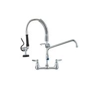Robinet Evier Mural Commercial Pulvérisateur Pré-rinçage Douchette Extractible 53cm