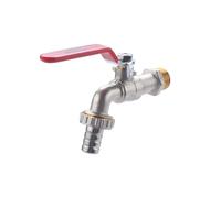 Robinet de jardin à sphère 1/4 tour + raccord au nez M1/2' (15x21) sortie male M1/2' (15/21) / NOYON & THIEBAULT - Ø 15 mm - 2155-1520ET