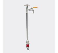 Robinet extérieur à colonne d'eau résistant au gel pour le raccordement à une source d'eau souterraine. Idéal pour les jardins, les fermes, les cours et un approvisionnement en eau fiable.