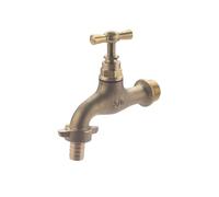 Robinet Extérieur Traditionnel mâle 15x21 - mâle 15x21 + raccord au Nez Ø15 NOYON & THIEBAULT