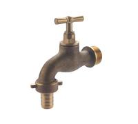 Robinet Extérieur Traditionnel mâle 20x27 - mâle 20x27 + raccord au Nez Ø15 NOYON & THIEBAULT