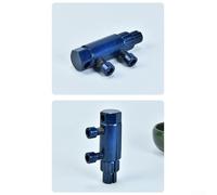 Robinet extracteur de fil de valve inversée pour tuyaux et vis cassés 20 mm 25 mm Filetage d'angle Outil de réparation de tuyaux d'eau Prune pour robuste (Bleu)