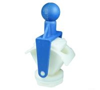 Robinet extracteur de miel facile à bouton-poussoir séparateur de miel 33 mm bleu en plastique de qualité alimentaire pour distributeur d'apiculteur pour un débit de miel simple et sans désordre