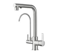 Robinet extractible multifonction 3 en 1 pour purification d'eau chaude et froide, galvanoplastie
