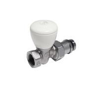 Robinet fer simple réglage droit radiateur 12X17 - - R6X032