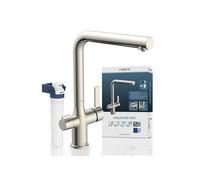 Robinet filtrant AQUASTAR PRO effet inox
