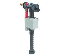 Wirquin 10723731 Chasse d'eau wc robinet flotteur à alimentation latérale et basse Doblo, gris