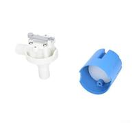 Robinet flotteur automatique 1/2" pour réservoirs d'eau, piscines et chauffages solaires - Valve de contrôle du niveau d'eau en plastique, plage de température 0-100 °C, presse 0,1-12 kg