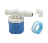 Robinet flotteur automatique réglable à 4 points compatible avec raccords coudés standard pour montage latéral ou supérieur flexible (A)