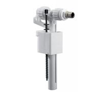 Siamp Robinet flotteur Compact 95 — alimentation latérale, silencieux — laiton nickelé