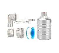 Robinet flotteur d'eau en acier inoxydable | Régulateur d'eau automatique | Valve de recharge sans courant avec protection contre les fuites pour étang, abreuvoir, agriculture commerciale