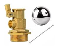 Robinet flotteur en laiton de haute qualité for réservoirs d'eau froide et chaude - 1/2", 3/4", 1", 1-1/2" 1 pièce(1inch)