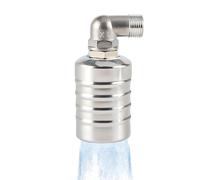Robinet flotteur pour miroir d'eau - Mini vanne d'arrêt automatique compacte pour piscine, réservoir d'eau - Régulateur de régulation sanitaire, dispositif de remplissage réglable, interrupteur