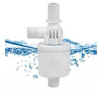 Robinet Flotteur pour Réservoir d'Eau,Vanne de Niveau Automatique 15 mm pour Abreuvoir | Contrôleur Silencieux Robuste pour Aquaculture Élevage Volaille Arrosage Jardin