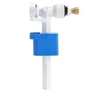 Robinet Flotteur Réservoir WC Universel G3/8 et G1/2 en Laiton - Valve de Remplissage Silencieuse et Anti-Calcaire, Économie d’Eau, Installation Facile sans Outil, Pièce Détachée pour Chasse d’Eau