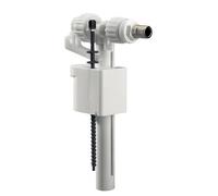 Siamp Robinet flotteur Compact 95 — alimentation latérale, silencieux — laiton nickelé
