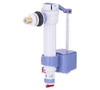 Robinet Flotteur WC 2 en 1 - Alimentation Latérale et Verticale par le Bas - Silencieux, Réglable et Durable - Installation Facile | NOYON & THIEBAULT