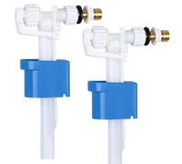 Robinet Flotteur WC, Universelle Flotteur Chasse D'eau WC, Mecanisme Chasse D'eau WC, Mecanisme Chasse Deau, Vanne de Remplissage Latérale, Quantité D'eau Réglable, économie D'eau, Silencieux