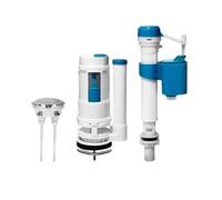 Robinet Flotteur WC Vanne Vannes de remplissage de réservoir de toilettes à deux boutons