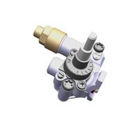 Robinet gaz bruleur triple d'origine Plaque de cuisson (140232692032 AEG ELECTROLUX)