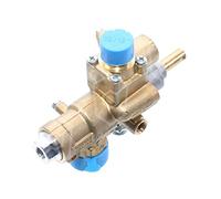 Robinet gaz pel23s/V pour Küppersbusch pour plaques de préchauffage Élément thermostatique raccord M10 x 1 axe ø 10 x 25 mm Convient également pour MKN