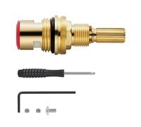 Robinet général Deberter Vannes Cartouche en céramique Installation facile Adaptateur en céramique haute efficacité pour plusieurs robinets Outil gratuit Remplacement de vanne de convertisseur de