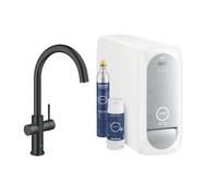 Robinet Grohe Blue Home Noir Mat Bouche A C Avec Filtre Et Frigo Nitro 314