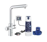 Mitigeur Monotrou Grohe Blue Pure Filtre GROHE Blue S-Size sortie en L Chromé 30589000