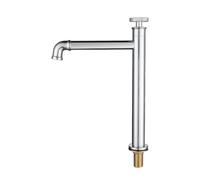 Robinet Haut Lavabo Salle de Bain Eau Froide Chromé Poignée Antidérapante Mitigeur Lave Main Style Industriel