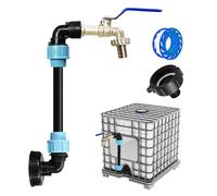 Robinet IBC Col De Cygne De Cuve, Adaptateur De Réservoir Ibc, Adaptateur Ibc Pour Réservoir D'eau De Pluie, Accessoires Pour Réservoir D'eau De Pluie Ibc Adaptateur Pour Recuperateur D Eau De Pluie