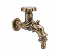 Robinet Jardin avec Rosace Murale, style to 1 | Antique, Résistant contre Intempéries, pour Cour