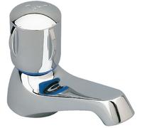 Robinet lavabo lave-mains ULYSSE C - PORCHER - Simple - Eau Chaude ou Eau Froide - Tête à clapet guidé - Chromé