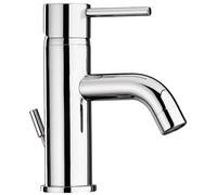 ROBINET LAVABO MITIGEUR LEVIER ROND AVEC ÉVACUATION DES DÉCHETS