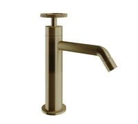 Robinet lavabo Royal Plaza Olmo avec poignée industrielle sans bonde bronze