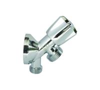 Robinet machine à laver - SOMATHERM FOR YOU - M1/2 sortie M3/4 - À clapet avec applique