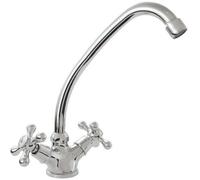 ROUSSEAU Robinet mélangeur de cuisine Beverly - Sans douchette - Gris chroméROBINETTERIE DE CUISINE.ROBINETTERIE DE CUISINE
