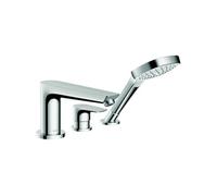 Robinet mitigeur bain douche 3 trous Talis E chromé