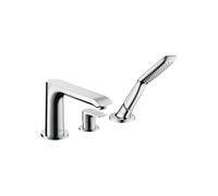 Robinet mitigeur bain douche 4 trous Metris chromé