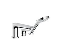 hansgrohe Talis E Jante de baignoire 3 trous avec Secuflex, saillie 196 mm, 71730000