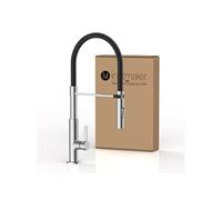 Robinet mitigeur cuisine douchette chromé NOVA