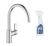robinet mitigeur cuisine GROHE Bauloop bec haut + produit entretien