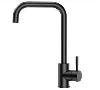 Robinet Mitigeur de Cuisine CECIPA max Noir Haute Pression, Bec Pivotant 360°, Bec Haut, Installation Facile, Acier Inoxydable