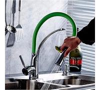 Robinet mitigeur de cuisine, double buse de pulvérisation, robinet d'eau chaude et froide