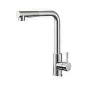 Robinet Mitigeur De Cuisine Robinet d'évier de cuisine extractible, deux modèles, buse pulvérisation à jet, mélangeur d'eau chaude et froide en acier inoxydable, pont robinet