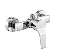 Robinet mitigeur de douche mural, sortie supérieure G1/2", en alliage de cuivre avec poignée unique, pour installation de tuyau de douche de salle de bain