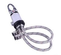Robinet mitigeur de douche pour camping-car, robinet de douche avec tuyau de sortie de 80 cm, interface standard 1,27 cm pour camping-cars et caravanes (rouge bleu)