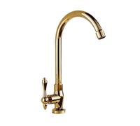 Robinet mitigeur de lavabo cuisine Antique, simple et froid seul, Rotation à 360 degrés, robinet rétro balcon