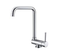 Robinet Mitigeur - EUROPALAMP - Modèle RIO - Bec Pivotant - Laiton Brossé - Économie d'eau